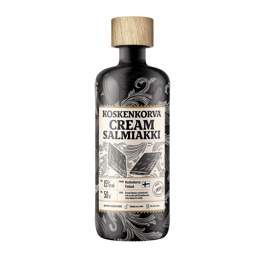 Koskenkorva Cream Salmiakki, 3 x 50cl