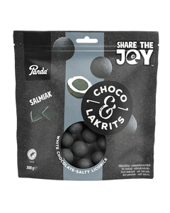 Panda Choco & Lakrits Salmiak, 300 g