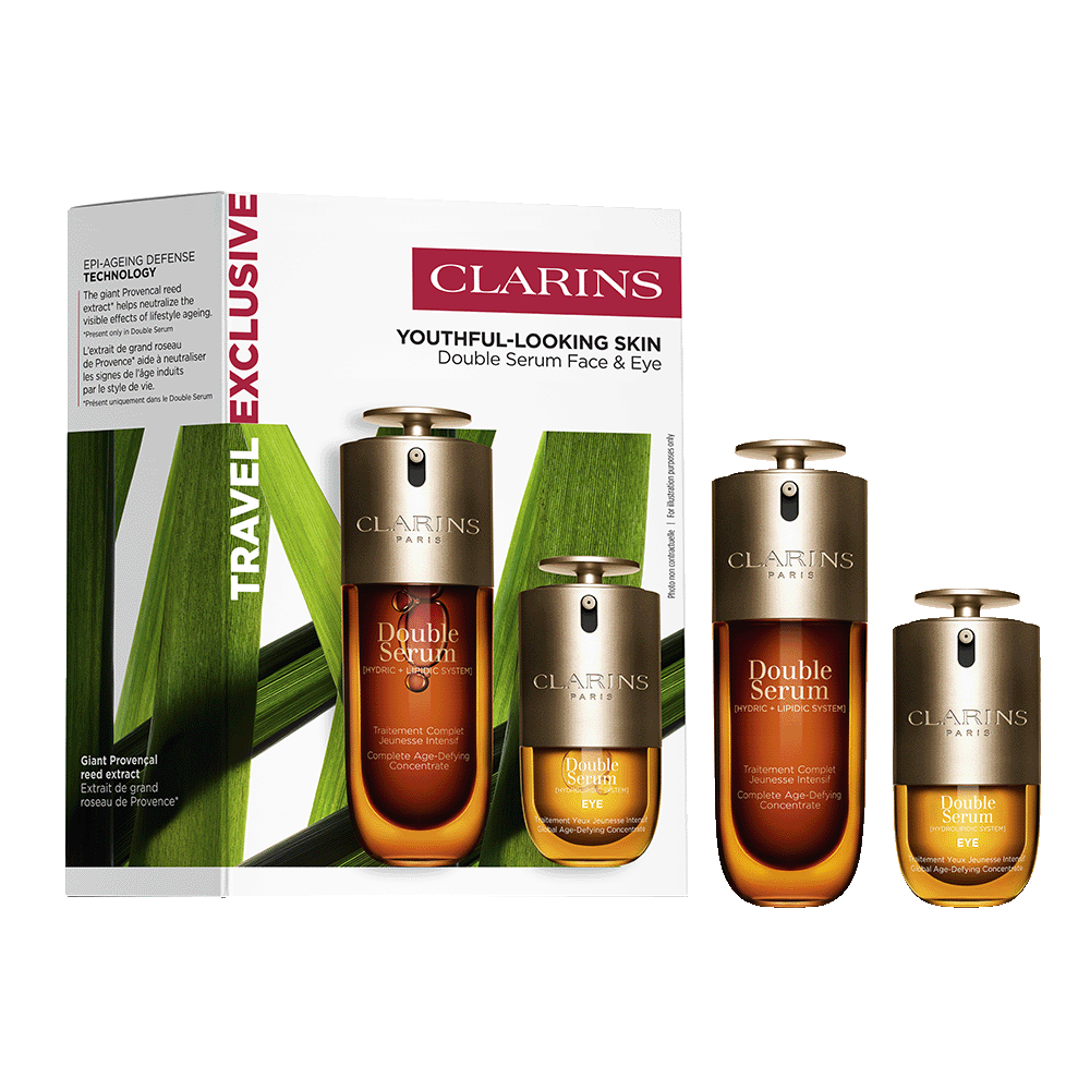 CLARINS Double Serum Face & Eye Set