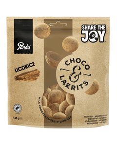Panda Choco & Lakrits, 330 g