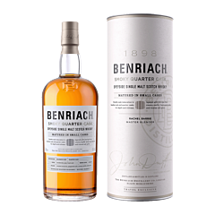 BenRiach Quarter Cask Peated 43 &, 6 x 100 cl