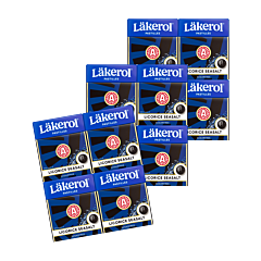 Läkerol Licorice Seasalt suhkruvaba, 3 x 4-pack