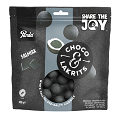 Panda Choco & Lakrits Salmiak, 300 g