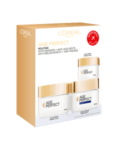 L'ORÉAL PARIS Age Perfect Set (Day Cream 50 ml + Night Cream 50 ml + Eye Cream 15 ml)