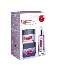 L'ORÉAL PARIS Revitalift Filler Program Set (Day Cream 50 ml + Night Cream 50 ml + Serum 30 ml)