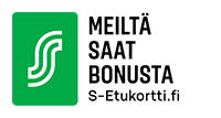 S-Ryhm&auml;n logo Meilt&auml; saat Bonusta