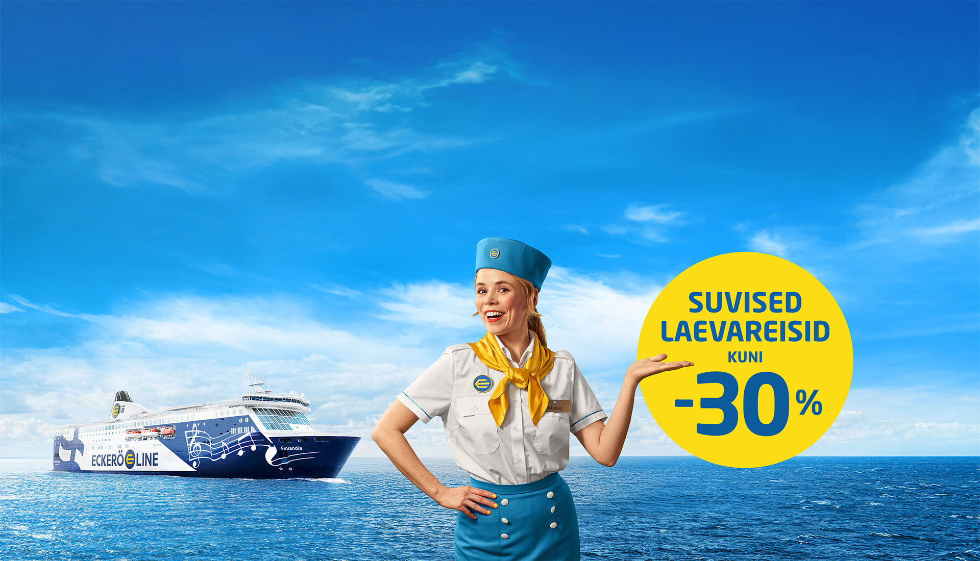 Maikki ja pakkumism&auml;rk: Suvised laevareisid kuni -30% soodsamad