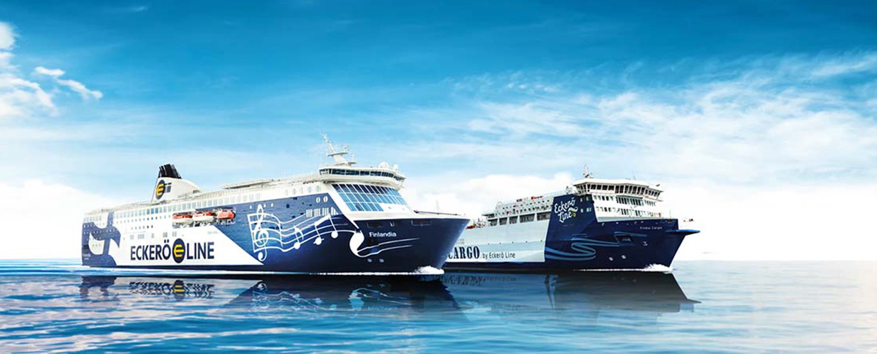 Finlandia ja Finbo Cargo merel
