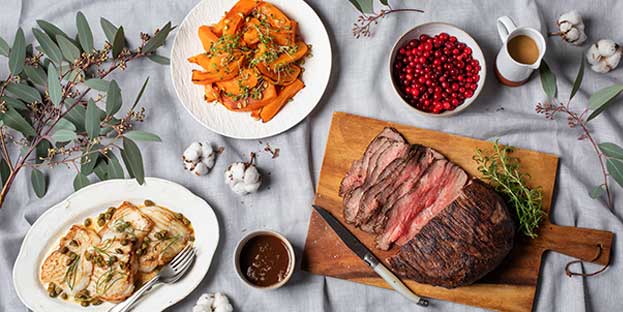 Delikatesser från fartygets festbord