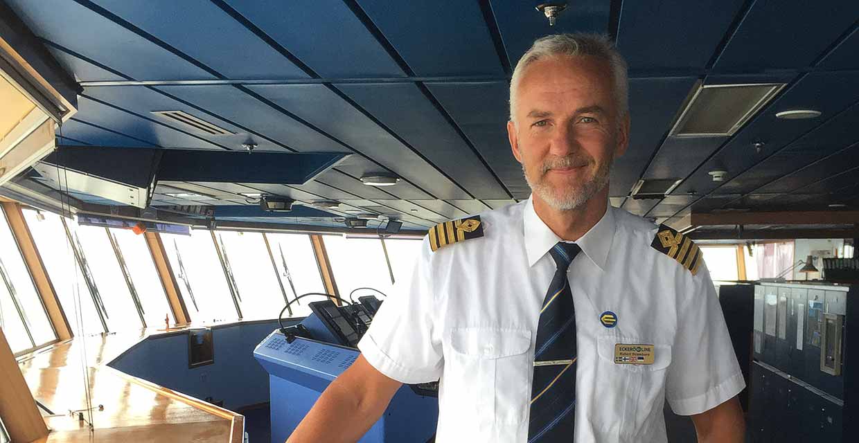 MS Finlandia kapten Robert Strömberg